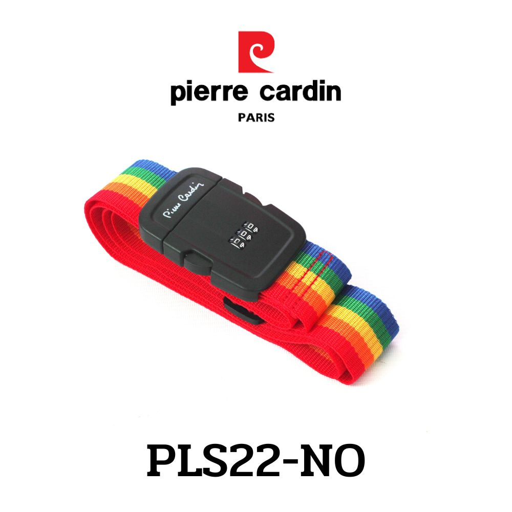 Pierre Cardin สายรัดกระเป๋าเดินทาง แบบคาดรอบทิศ พร้อมรหัสล็อค รุ่น PLS22-NO