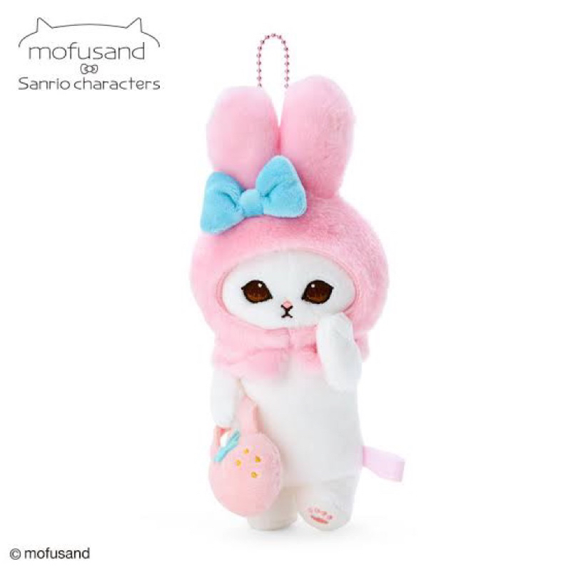 พร้อมส่ง! Mofusand x Sanrio Keyring พวงกุญแจ ของแท้จากญี่ปุ่น