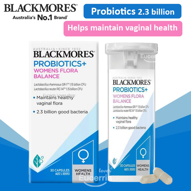 Blackmores Probiotics+ Womens Flora Balance 30 Capsules ปรับสมดุลจุลินทรีย์ให้แข็งแรง สำหรับผู้หญิง