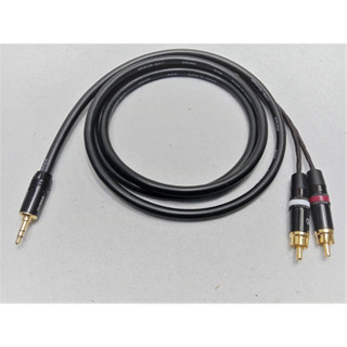 สาย aux 3.5 to rca   CANARE M202-2AT หัวแจค ระดับออดิโอเกรด เลือกความยาวได้