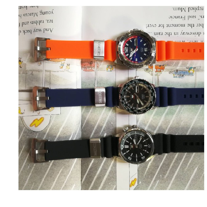 สายนาฬิกาสำหรับ Seiko ซิลิคอน คุณภาพสูงเกรดพรีเมี่ยม ขนาด 22mm