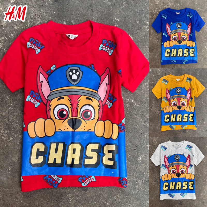มีเก็บปลายทาง งานป้าย เสื้อยืดเด็ก เสื้อคอกลม เจ้าตูบสี่ขา Paw Patrol