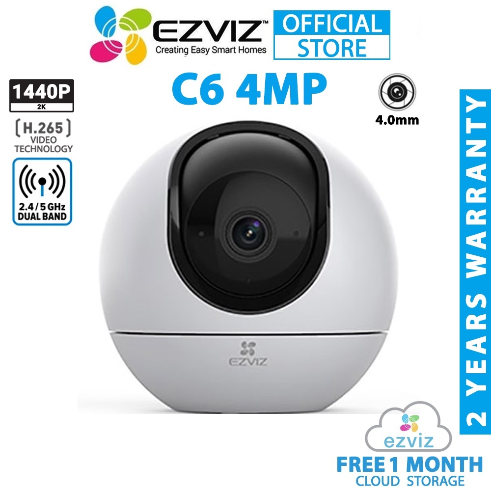 ⚡️กล้องวงจรปิดไร้สาย⚡️EZVIZ รุ่น C6N / C1C-B / TY1 / C6 / C6W / CP1 Pro 2MP,4MP 1080P Wi-Fi Camera รับประกัน 2 ปี