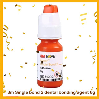 【พร้อมส่ง】🦷ตัวยึดติดฟัน แบบเดี่ยว 3 เมตร 2 ตัว 6 กรัม 3m Single bond 2 dental bonding agent 6g