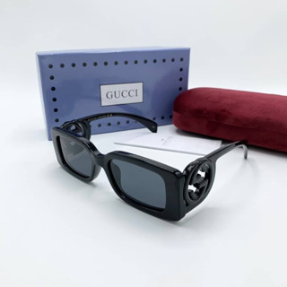 Gucci GG1325 001 54 19 Sunglasses คุณภาพดีที่สุด พร้อมส่งค่ะ กันแดดเต็มประสิทธิภาพ UV400  มาพร้อมกล่อง Full Set Box