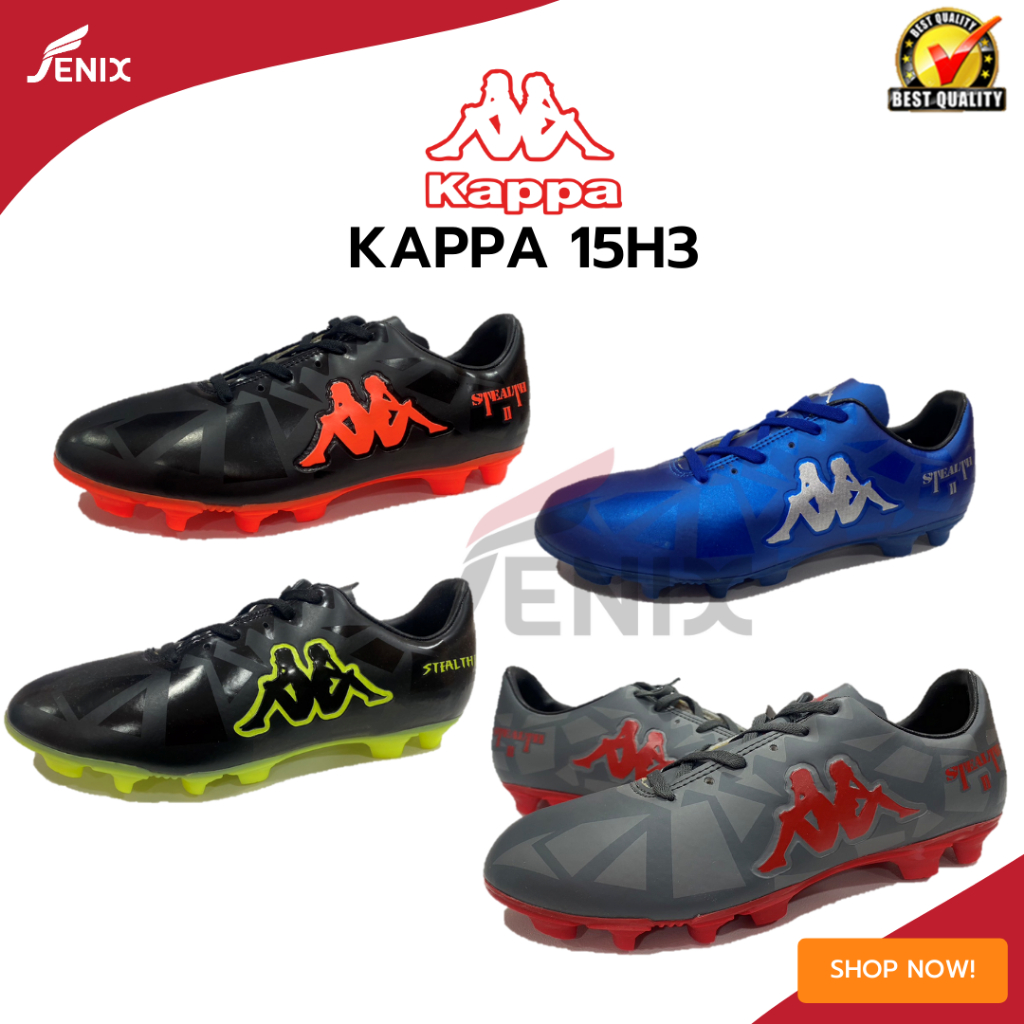 รองเท้าฟุตบอล Kappa รุ่น GF-15H3 รองเท้าสตั๊ด ของแท้ 100%  ลดล้างสต๊อก