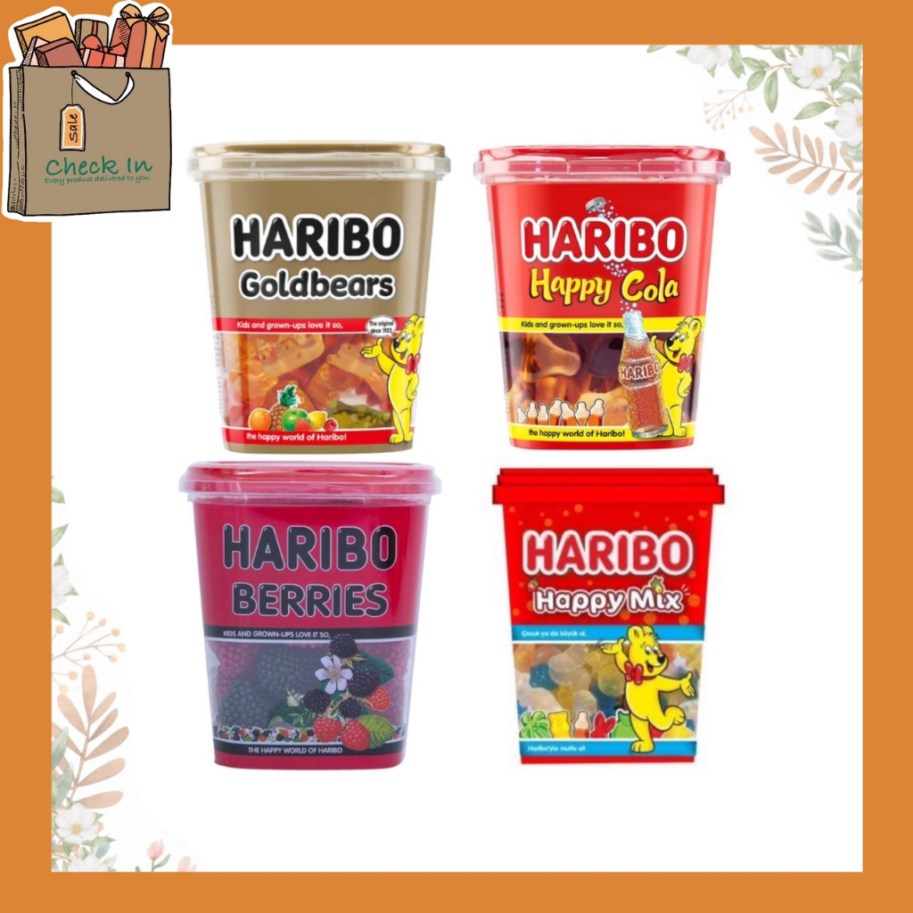 Haribo Goldbears Happy Cola Happy Mix Berries กัมมี่ เจลลี่ ฮาริโบ้ (เลือกรสได้) Trolli Nimm2 nerds