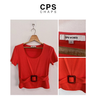 shirt เสื้อยืดผ้าร่อง cps ยืดได้เยอะ สีส้มสวยสด ใหม่มว๊ากกกกกก