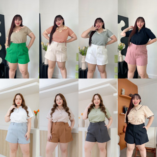 กางเกงขาสั้น รุ่น Mollyshorts01 : Plussizebymolly