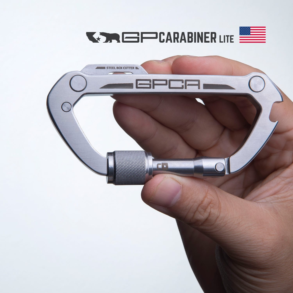 GPCA Carabiner LITE คาราไบเนอร์มีดพับ+ที่เปิดขวด 🇺🇸🇺🇸