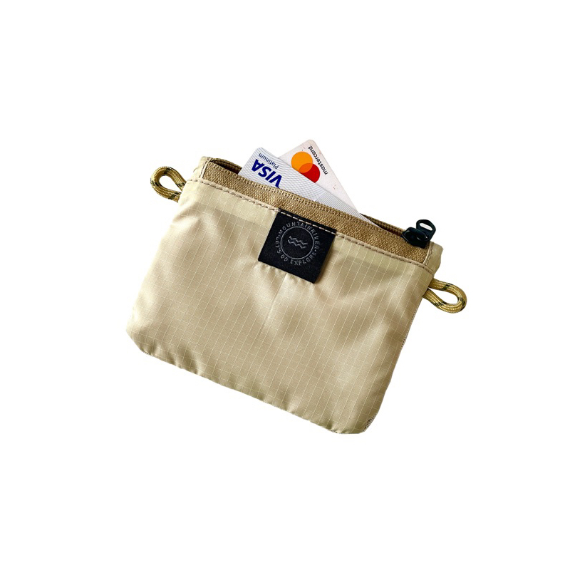 กระเป๋าใส่บัตรใส่เหรียญ ผ้า Ripstop Mountain Card and coin Pouch กันละอองน้ำ Water Repellent
