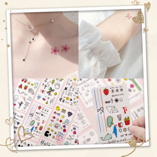 Dinophile (1 PCS) แทททูฮยอนอา สีชัด สติ๊กเกอร์tattoo สติ๊กเกอร์ แทททู แทททูมินิมอล ติดทน กันน้ำ ติดทนนาน 3-7 วัน ลายสวย