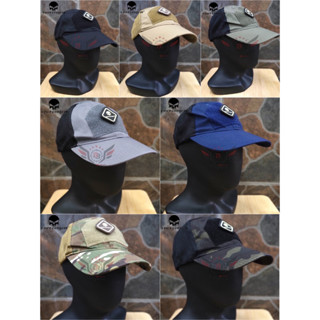 หมวกแก๊ป ยี่ห้อEmerson (Emerson Gear Tactical Assaulter Cap)  ● คุณสมบัติ : 1. วัสดุทำจากผ้า Cordura 100% ด้านข้างเป็นผ้