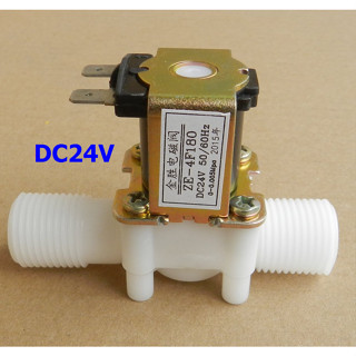 24V DC 1/2" Solenoid Valve For Water Air Normally Closed (NC)