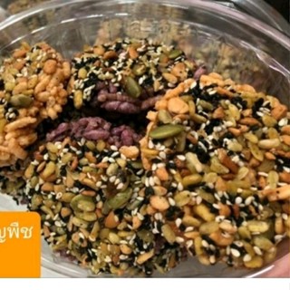 ข้าวแต๋นหน้าธัญพืช 5ชนิด