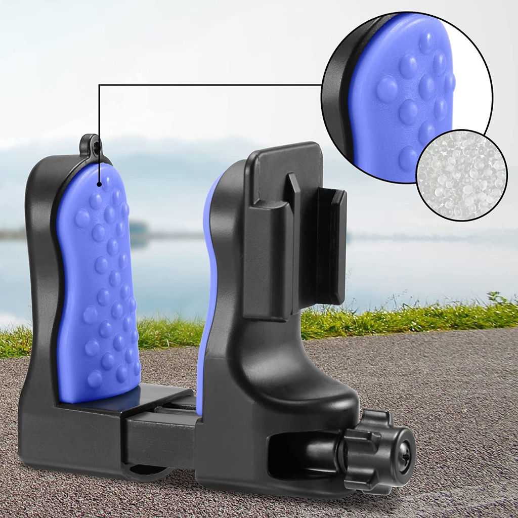 TUYU Motorcycle Helmet Chin Clamp Mount for GoPro Hero, Session, DJI Osmo Action, AKASO, SJCAM, Action Cameras