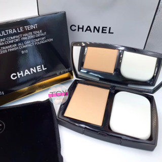 CHANEL Ultra Le Teint Ultrawear All-Day Comfort  Flawless Finish Compact Foundation 13 g(ป้ายไทย)