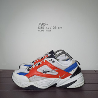 Nike M2K Tekno Summit White 41 / 26 cm มือสองของแท้100% (A118)