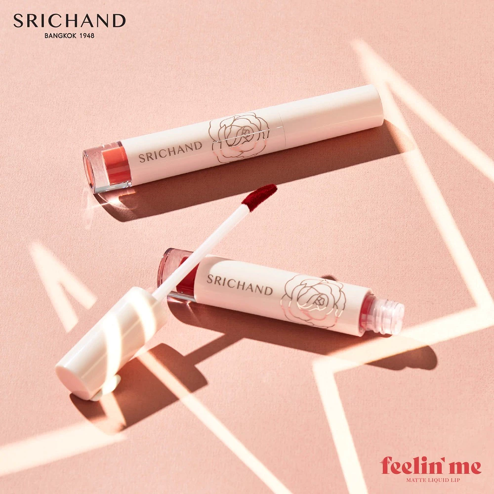 Srichand Feelin Me Matte Liquid Lip 3g. ศรีจันทร์ ฟิลลิน มี แมทต์ ลิควิด ลิป รุ่นใหม่ แท่งสีขาว thumbnail 4