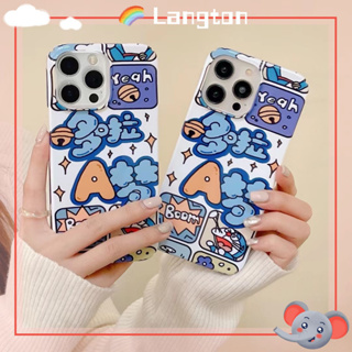 🌈Langton🌸การ์ตูน โดราเอมอน iphone 11 14 pro max ความคิดสร้างสรรค์ น่าสนใจ ทิงเกอร์เบลล์ case for iPhone 12 13