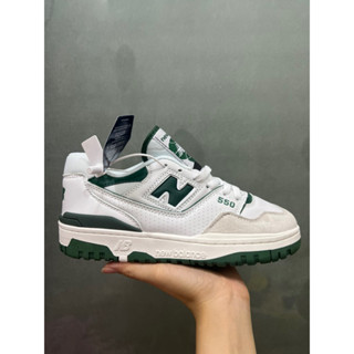 พร้อมส่ง new balance 550 สีเขียว รองเท้า new balance รองเท้าผ้าใบ (36-45)  ระบายอากาศได้ เบาสบาย กันลื่น