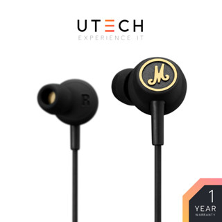 MARSHALL IN-EAR MARSHALL IN-EAR WITH MIC MODE EQ -BLACK &amp; BRASS by UTECH