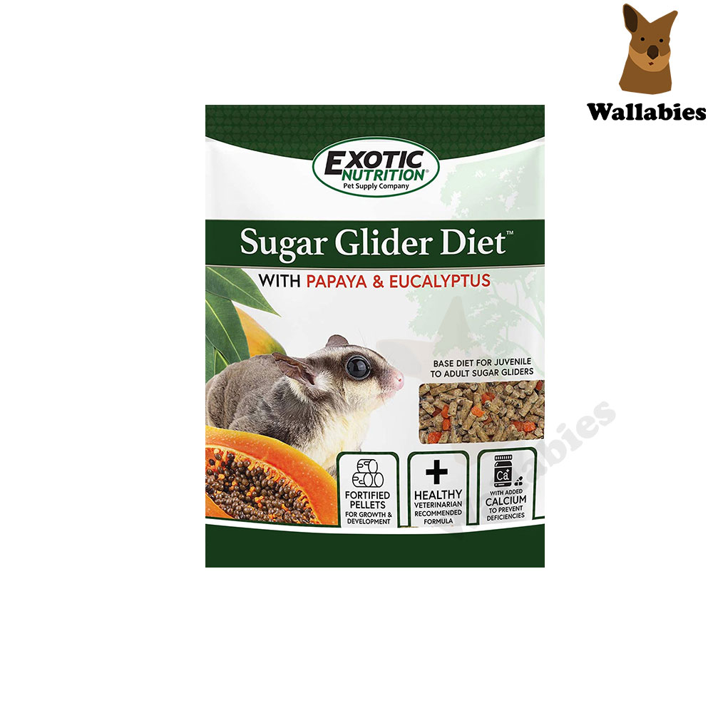 แบ่งขาย Exotic Nutrition SUGAR GLIDER DIET PAPAYA AND EUCALYPTUS 100g มะละกอและยูคาลิปตัส