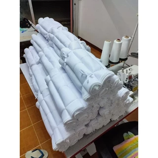 (10 ผืน) ผ้ารองกระติบข้าวเหนียว รองนึ่ง รองไห รองหวด ช่วยให้ข้าวเหนียวไม่แฉะไม่ติดกระติก ทำจากผ้าไมโครสีขาว 14x17นิ้ว