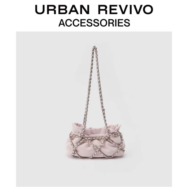 ดำพร้อมส่ง1ใบ(มีโค้ดลด30%เหลือ1,259) preorder กระเป๋า urban revivo bag ของเเท้! 👛✨
