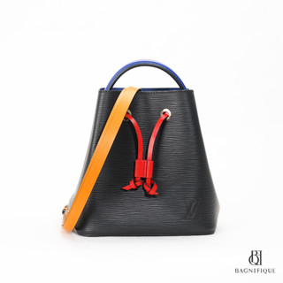 LV NEONOE BB BLACK BLUE RED EPI SHW