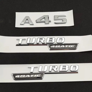 logo A45 &amp; Turbo4Matic เป็นเซ็ทเดียวมี 3 ชิ้น