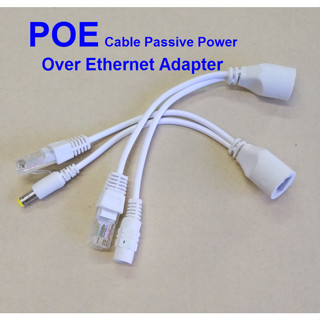 POE Injector and Splitter, POE Adaptor Cable DC 12V 24V 48V