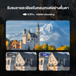 Hisense ทีวี 75 นิ้ว รุ่น 75E6Q 4K Ultra HD Smart TV Voice Control WIFI Netflix&Youtube VIDAA