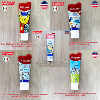 Colgate® Kids Toothpaste Clinically Proven Cavity Protection, Mild Bubble Fruit คอลเกต ยาสีฟัน สำหรับเด็ก