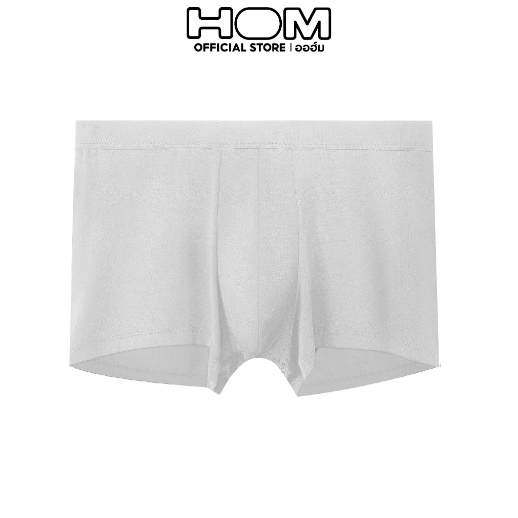 HOM (ออฮ์ม) รุ่น 200879-0003 กางเกงในชาย Boxer ผ้า Modal ไร้ตะเข็บบนกางเกงเพื่อช่วยลดแรงเสียดทานและให้ความสบายสูงสุด
