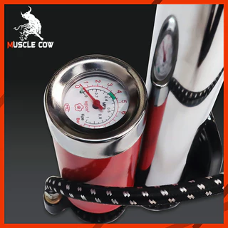 MUSCLE COW สูบลมรถมอไซค์ ที่สูบลมจักรยาน ที่สูบลม ระบบซัพแรง สูบนิ่มมือ ผู้หญิงสูบได้สบาย ปั้มลมยาง ติมลมมอเตอร์ไซค์ ได้