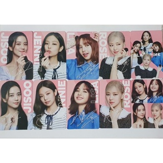 [พร้อมส่ง] การ์ด แบล็คพิ้งค์โอริโอ้ เซ็ท5ใบ PHOTOCARD OREO x BLACKPINK set5 ของแท้