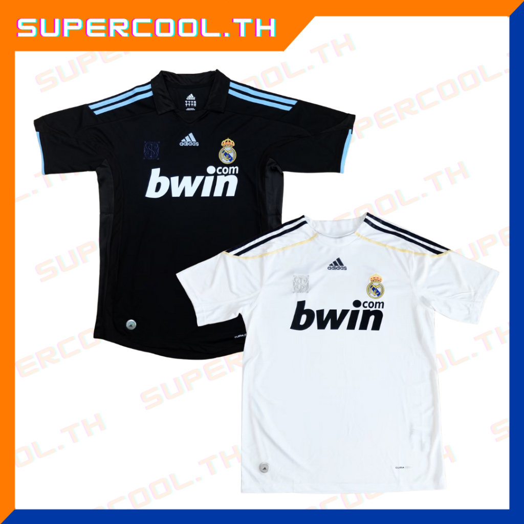 Real Madrid 2009/2010 Jersey เสื้อมาดริด Bwin เสื้อเรอัลมาดริด