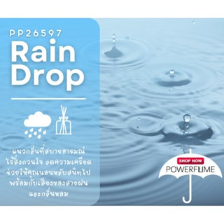 หัวน้ำหอมแนวกลิ่น Raindrop น้ำหอมปรับอากาศ