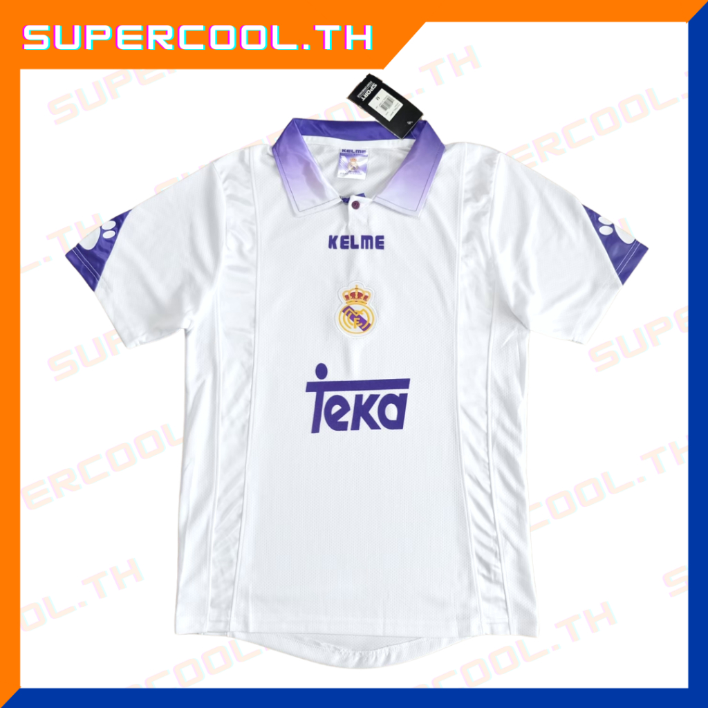 Real Madrid 1997/98 Home Jersey เสื้อเรอัลมาดริด เสื้อมาดริดTeka