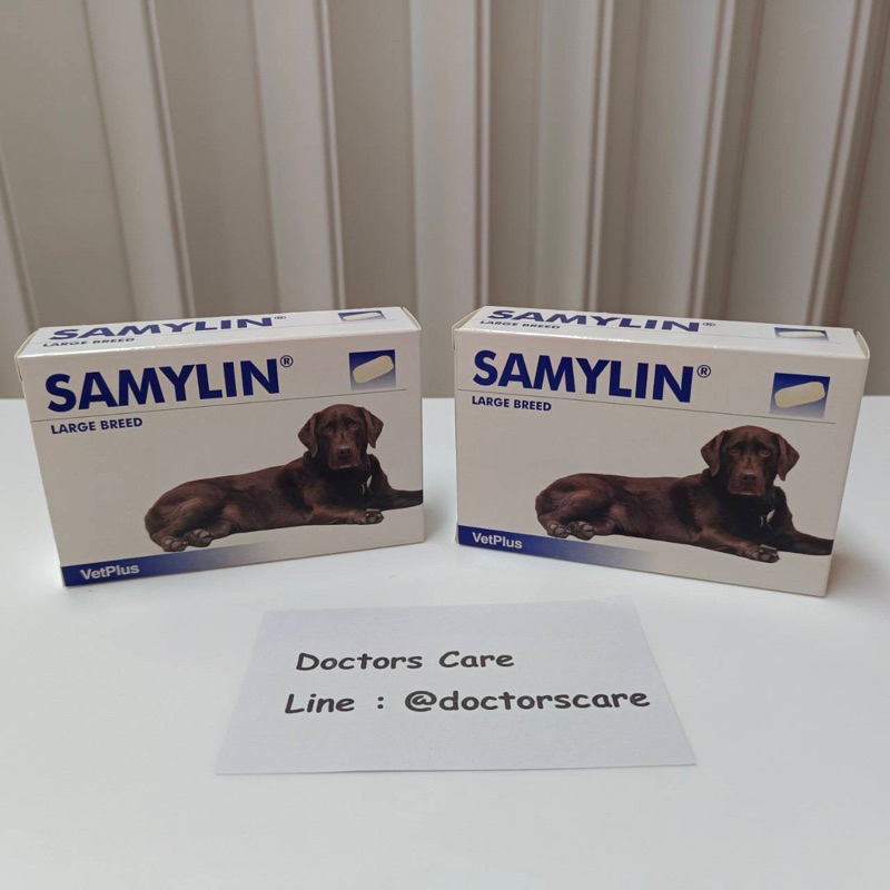 พร้อมส่ง samylin large breed อาหารเสริมบำรุงตับสำหรับสุนัข หมดอายุ 30/8/2025