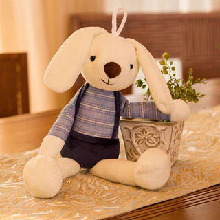 ตุ๊กตากระต่ายเอี๊ยม ตุ๊กตากระต่ายนุ่ม ตัวใหญ่ กอดอุ่น ขนาด40cm.