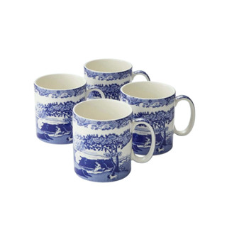 Spode Blue Italian Set of 4 Small Mugs