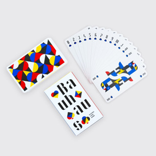 Bauhaus Card Deck ไพ่ Bauhaus ลายกราฟฟิก