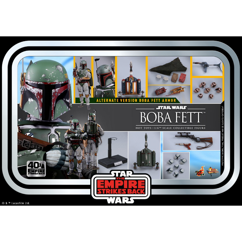 Hot Toys MMS574 Boba Fett 40th Anniversary - Star Wars : TESB มือสองสภาพใหม่
