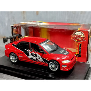 โมเดลรถevolution 1/18 โมเดลรถmitsubishievolution โมเดลรถ  mitsubishi evolution Fast and Furious ฺtokyo drift 1:18