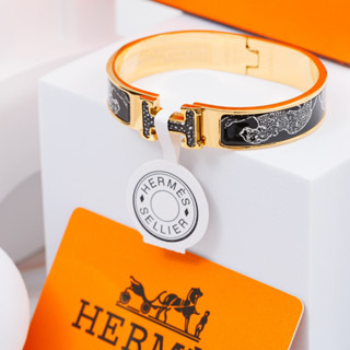 กำไลข้อมือ Hermes (ทอง) เกรดVIP มีบาร์โค้ดใช้สลับแท้💯 พร้อมส่ง