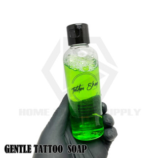 หัวเชื้อเจนเทิล Gentle Tattoo Soap 100ml. ของแท้ 100%  เจนเทิล แทททู โซฟ 100 มล. ผลิตภัณฑ์ดูแล น้ำยาทำความสะอาดผิวหนัง