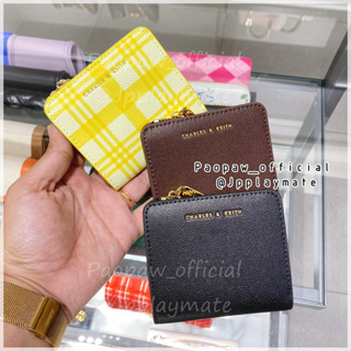 กระเป๋าสตางค์ Charles &amp; Keith รุ่น Zip Around Card Holder : CK6-50770356-4 แท้จากชอป