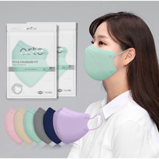 Sale!!พร้อมส่งสีเขียวแมสเกาหลี(100ชิ้น) Arte Mask หนา4ชั้น กระชับหน้า